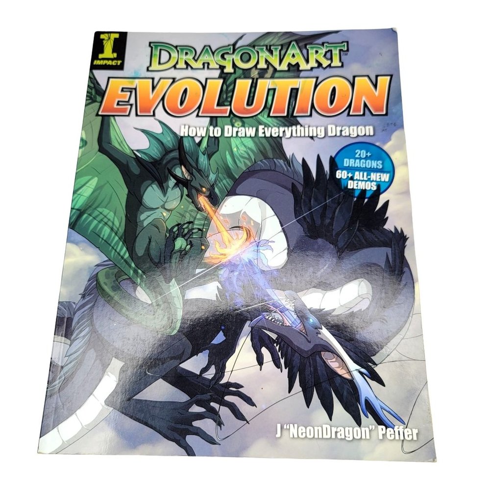 DRAGONART: How to Draw Everything Dragon by Jessica Peffer - Softcover Book - Picture 1 of 5
